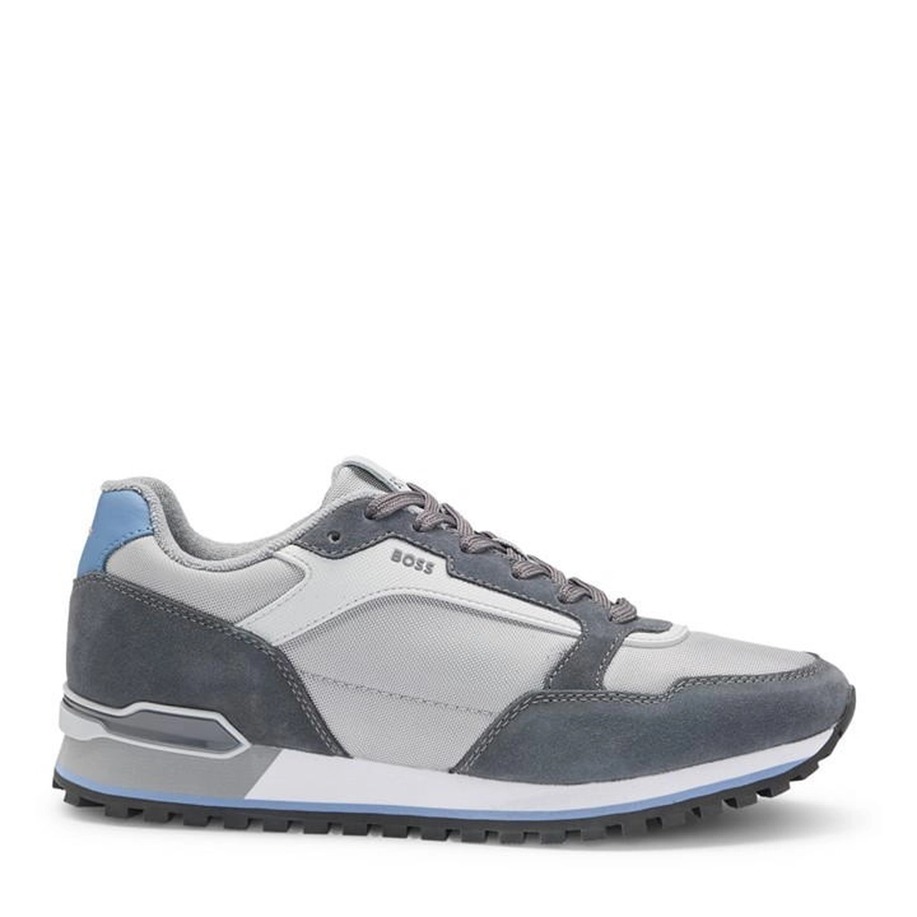 Hugo Boss Men's Parkour Running Trainers - Grey